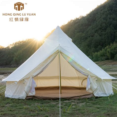 3m 4m 5m Glamping Camping Tent Waterproof Cotton Canvas Luxury Hotel