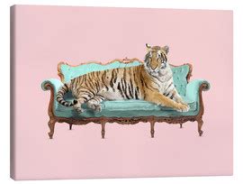 Shop Tiger Canvas Prints Posterlounge Co Uk