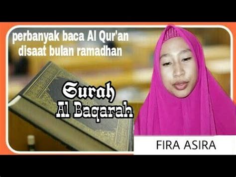 Sesungguhnya allah maha mendengar lagi maha mengetahui. Surat Al Baqarah ayat 185-186 (Fira) - YouTube