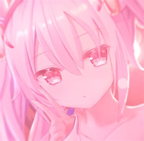 ପ⊹ Discordggfrog 🌸₊˚ ɞ꒷ Aesthetic Anime Anime Girl Pink Kawaii Anime