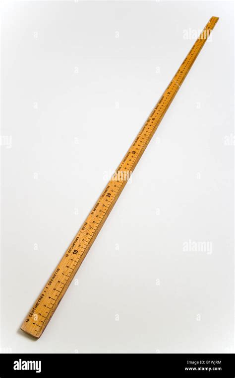 Measurement Metric Tools Wooden Metre Long Ruler With Measurements In