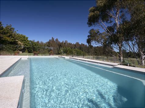 A Compass Pools 102m Vogue In Pearl From The Bi Luminite Range Of Colours Swimming Pool