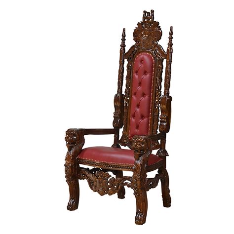 Check spelling or type a new query. Throne Chair - Lion King - Solid Mahogany Chestnut Frame ...