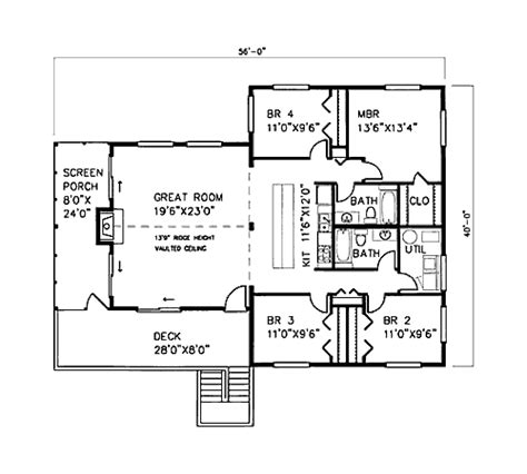 1600 Sq Ft House Plans With Bonus Room Country Style House Plan 3