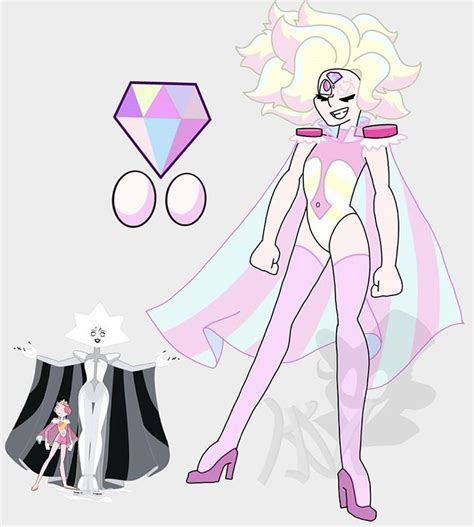 White Diamond And Mega Pearl Alpha Rainbow Quartz 20 Steven