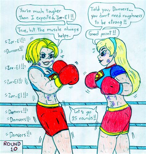 Boxing Dcshg Supergirls By Jose Ramiro On Deviantart