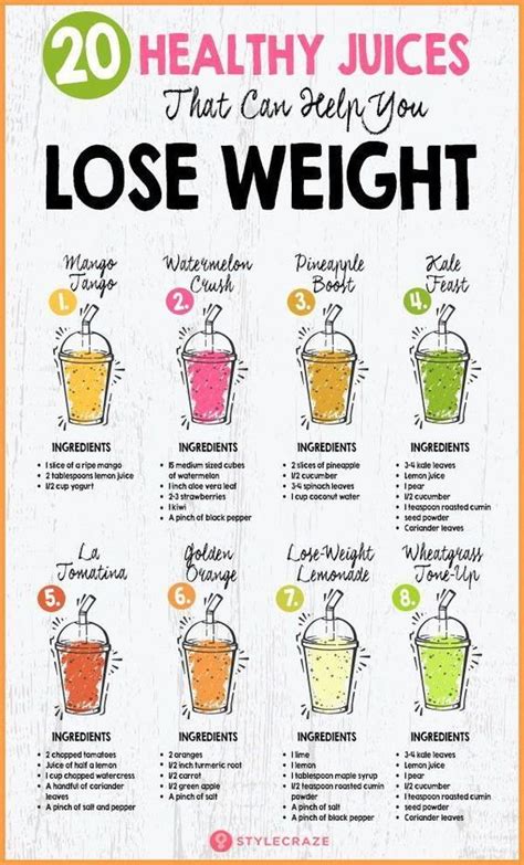 How To Weight Loss Fast 20 Healthy Juices That Can Help You Lose Weight
