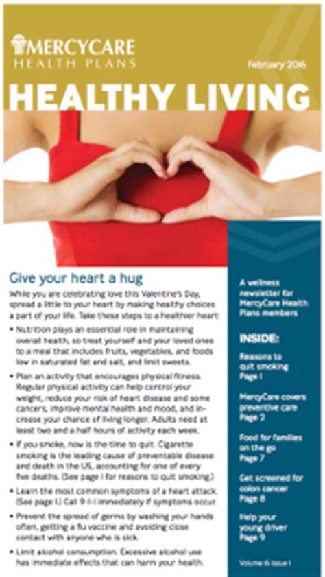 Healthy Living Magazine - MercyCare Health Plans