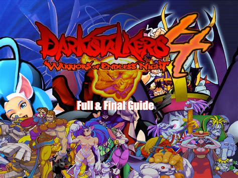 Darkstalkers 4 Bloodstained Moon Full Guide By Dj Pink3 On Deviantart