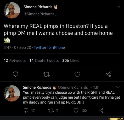 Simone Richards Where My Real Pimps In Houston If You A Pimp Dm Me