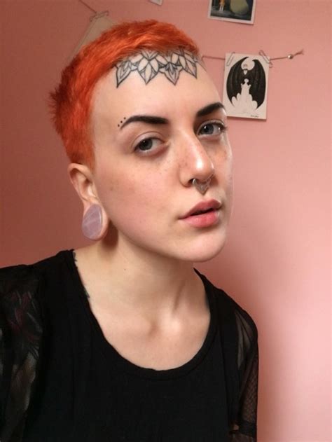 Forehead Tattoo On Tumblr