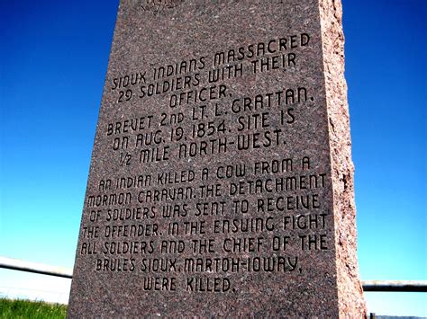 Grattan Massacre Monument 1 Wyoming Usa 2008 Andrew Hogarth