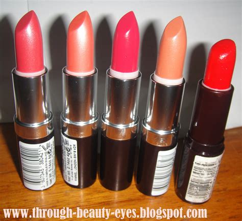 Through Beauty Eyes Rimmel Lasting Finish Lipstick Review Swatches