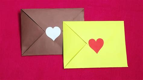How To Make A Paper Envelope Envelope Making With Paper Without