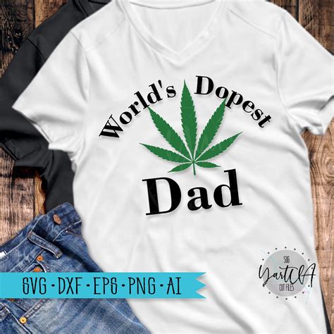 Worlds Dopest Dad Svg Fathers Day Svg Worlds Etsy