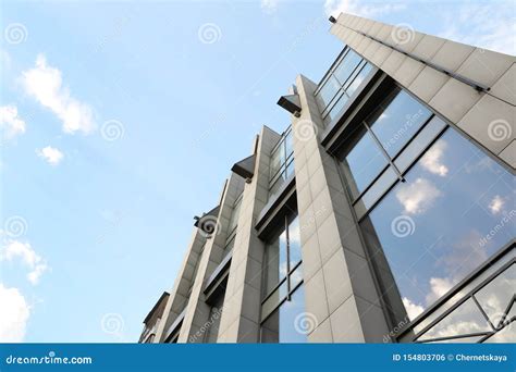 Modern Office Building With Tinted Windows Stock Photo Image Of