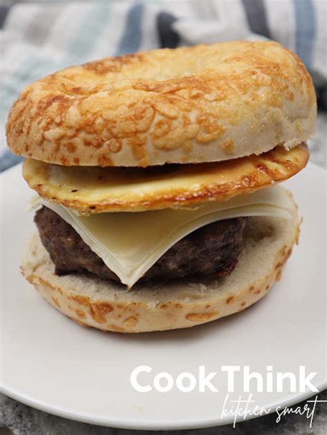 Ultimate Sausage Egg Cheese Bagel Cookthink