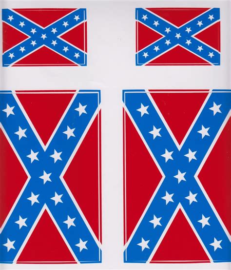 Rebel Flag Multi Decal Sheet ⋆ American Dp