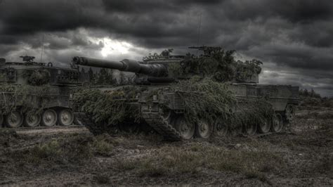 Wallpaper Tank Grass War 1920x1080 Goodfon 1053429 Hd