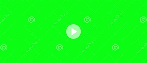 Screen Green Movie Template Chromakey Film With Start Symbol In Center