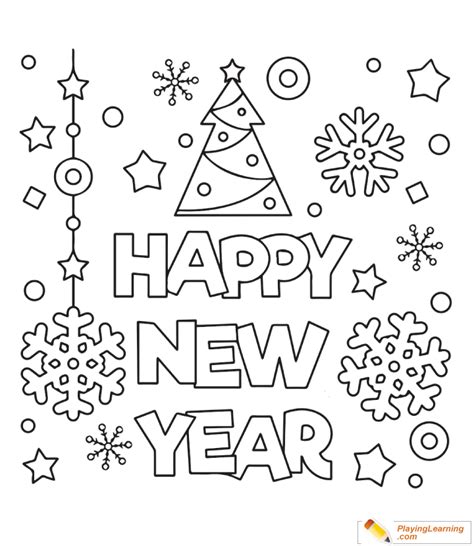Happy New Year Coloring Pages Best Coloring Pages For