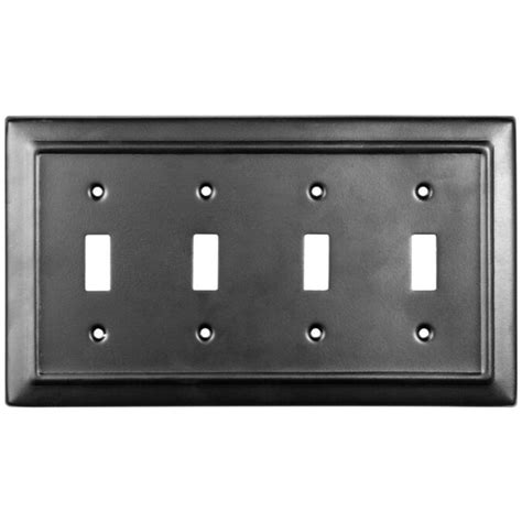 Maybe you would like to learn more about one of these? Monarch Abode Architectural 4-Gang Matte Black Quad ...