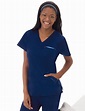 BIO Angle V-Neck Scrub Top | Medical uniforms, Scrubs, Scrubs nursing