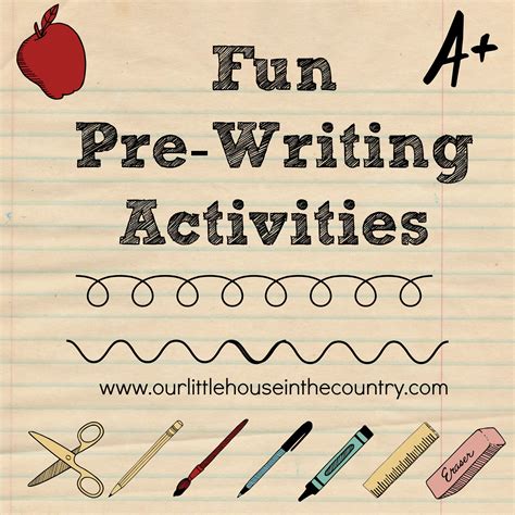 Fun Pre Writing Activities Early Literacy And Fine Motor Skills