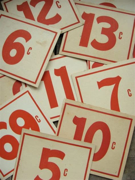 Very Large Vintage Price Tags Sign Etsy