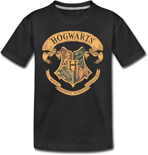 Spreadshirt Harry Potter Hogwarts Coat Of Arms Teenage T Shirt Amazon