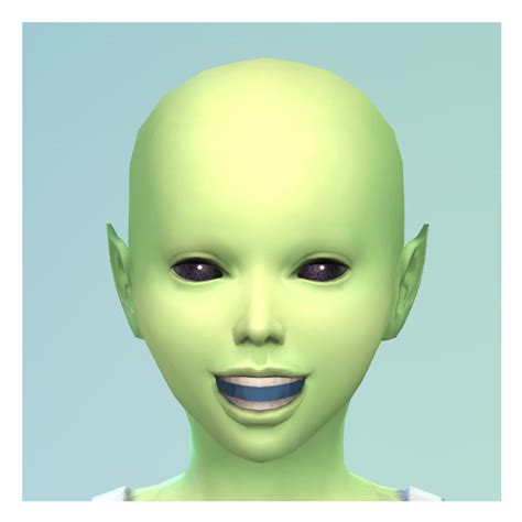 Mod The Sims Alien Eye And Mouth Defaults
