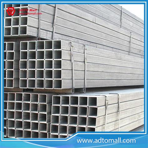 Astm Standard Q235b Galvanized Steel Square Pipe