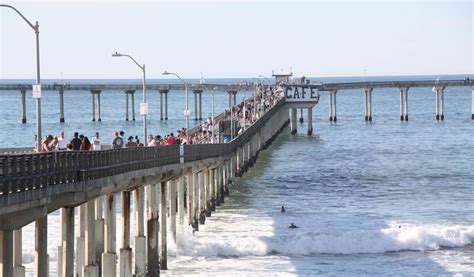 Piers In San Diego California Beaches