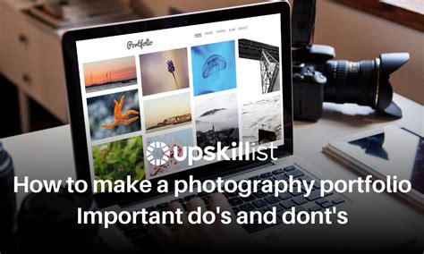 How To Make A Photography Portfolio