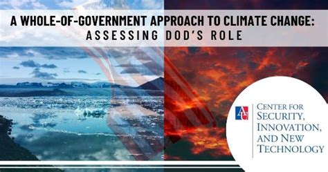A Whole Of Government Approach To Climate Change Assessing Dods Role
