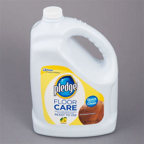 Sc Johnson Pledge 605896 1 Gallon 128 Oz Hardwood Floor Care Cleaner