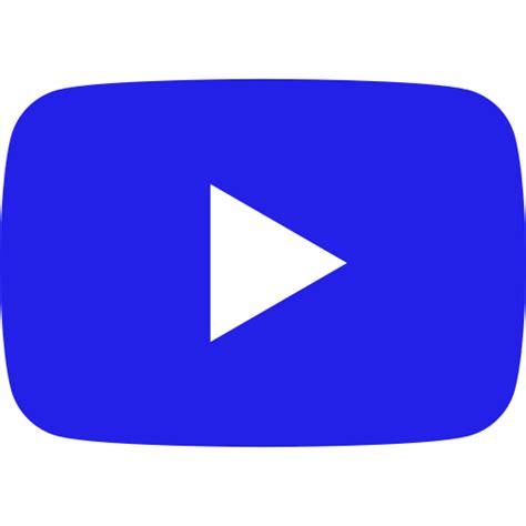 Icône Youtube Bleue