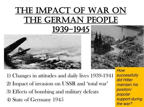 Ppt The Impact Of War On The German People 1939 1945 Powerpoint