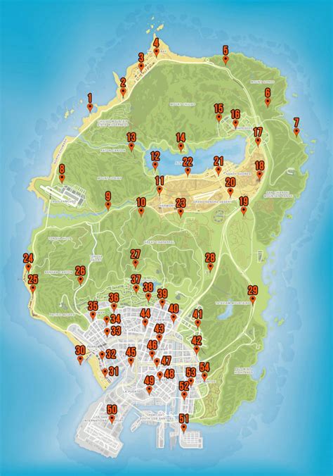 Collectable Locations In Gta 5 Green Man Gaming