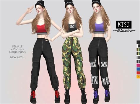 Sims 4 Cc Cargo Pants