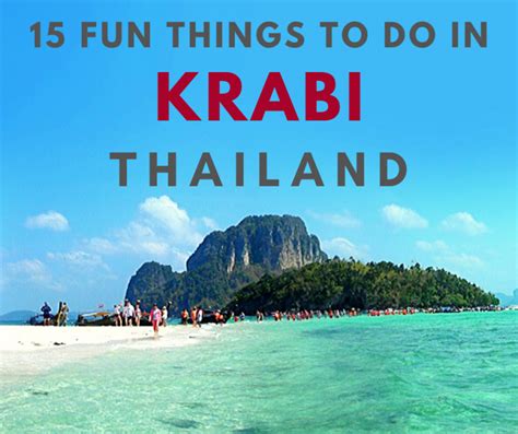 15 Fun Things To Do In Krabi Thailand