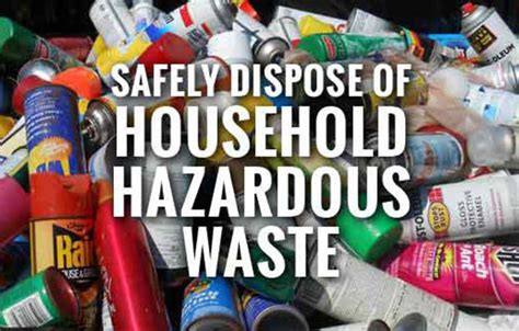 Household Hazardous Waste Collection Events East Rockhill Township