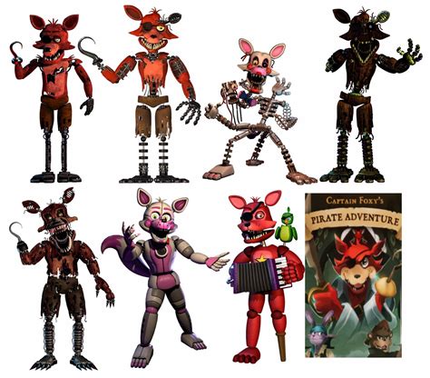 Evolution Of Foxy Five Nights At Freddys Know Your Meme