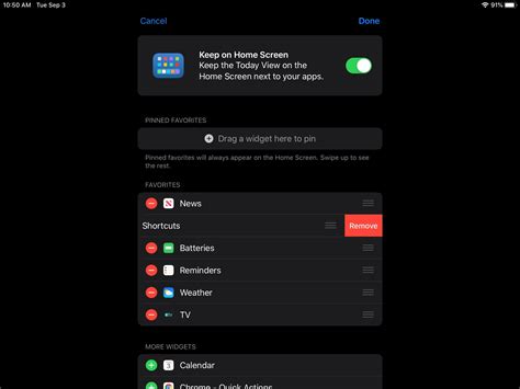 How To Manage Widgets In Ipados Pcmag