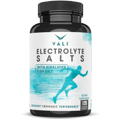 VALI Electrolyte Salts Rapid Oral Rehydration Replacement Pills for ...