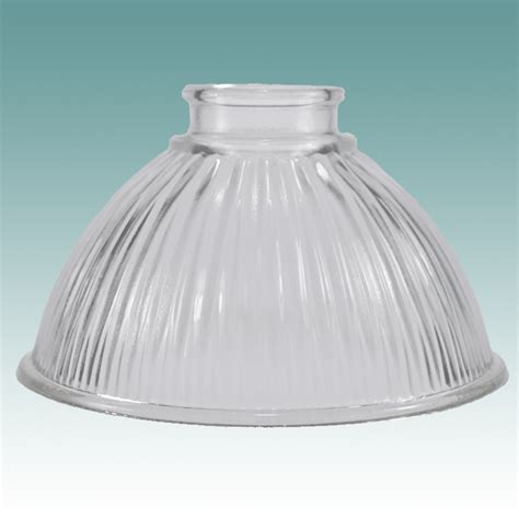 7722 Clear Prismatic Ribbed Glass Shade Glass Lampshades