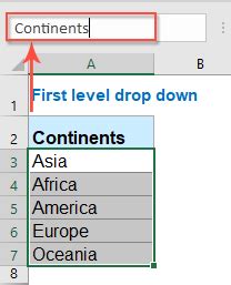 How To Create Multi Level Dependent Drop Down List In Excel