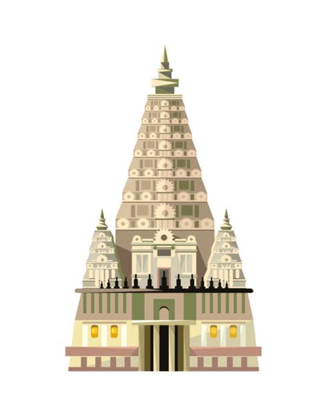 Temple Statue Pictures Illustrations Royalty Free Vector Graphics