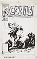 John Buscema Conan the Barbarian #183 Cover Original Art (Marvel, | Lot ...