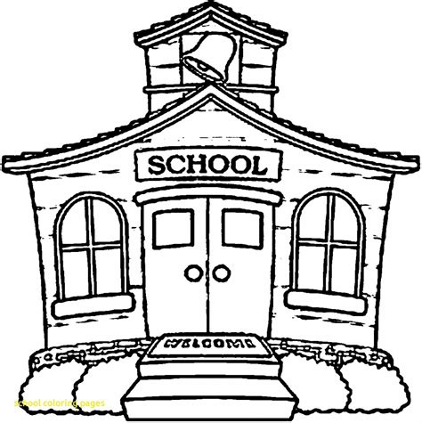 School Building Drawing At Explore Collection Of